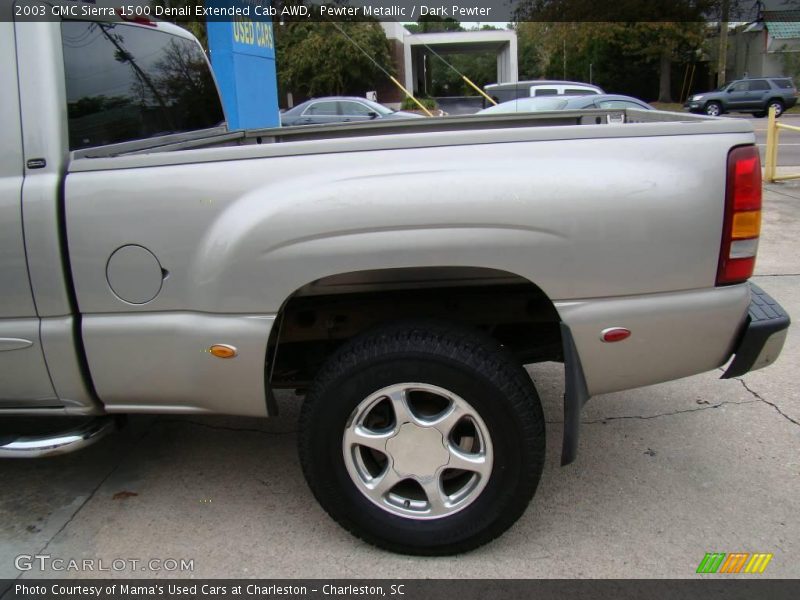 Pewter Metallic / Dark Pewter 2003 GMC Sierra 1500 Denali Extended Cab AWD