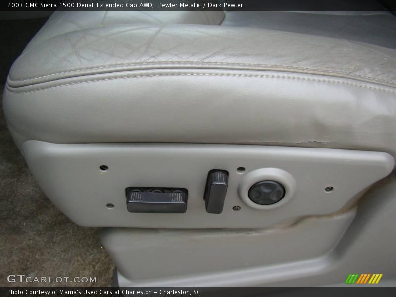 Pewter Metallic / Dark Pewter 2003 GMC Sierra 1500 Denali Extended Cab AWD