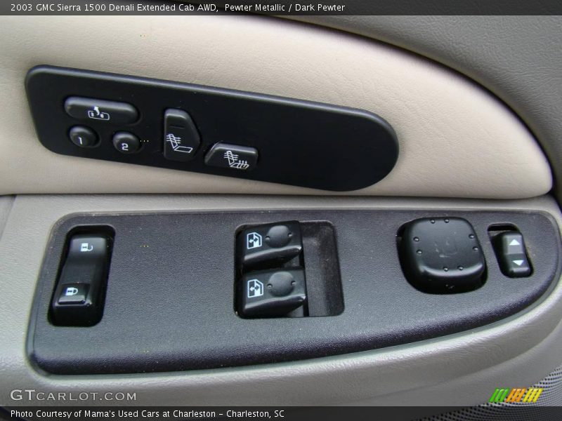 Pewter Metallic / Dark Pewter 2003 GMC Sierra 1500 Denali Extended Cab AWD
