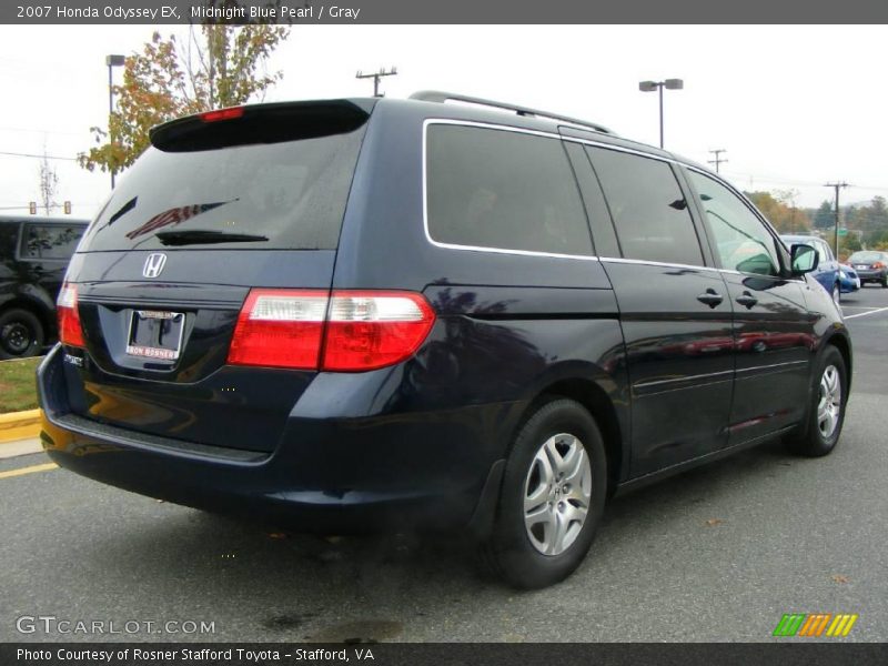 Midnight Blue Pearl / Gray 2007 Honda Odyssey EX