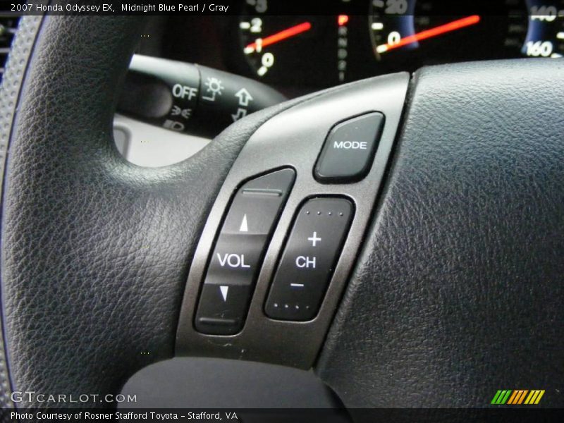 Midnight Blue Pearl / Gray 2007 Honda Odyssey EX