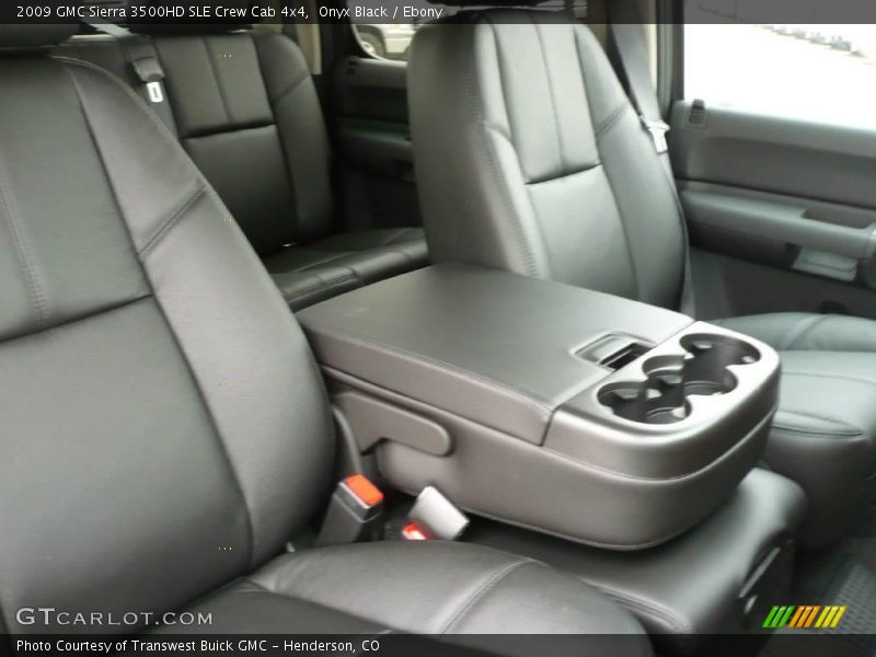 Onyx Black / Ebony 2009 GMC Sierra 3500HD SLE Crew Cab 4x4