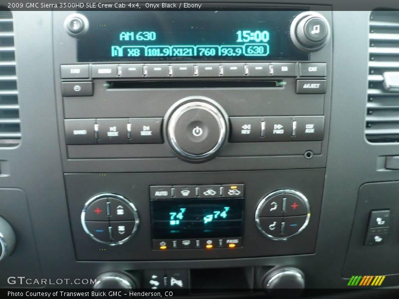 Onyx Black / Ebony 2009 GMC Sierra 3500HD SLE Crew Cab 4x4