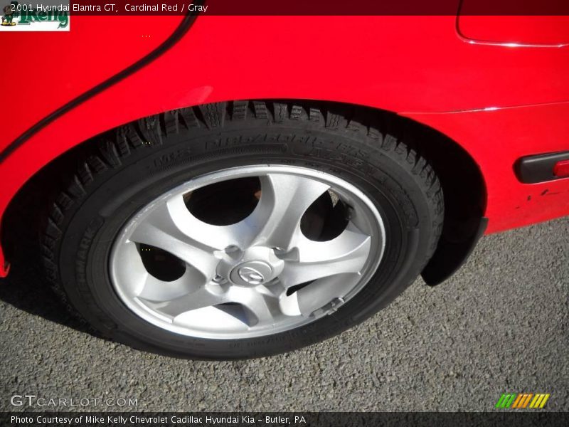 Cardinal Red / Gray 2001 Hyundai Elantra GT