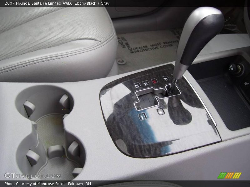 Ebony Black / Gray 2007 Hyundai Santa Fe Limited 4WD