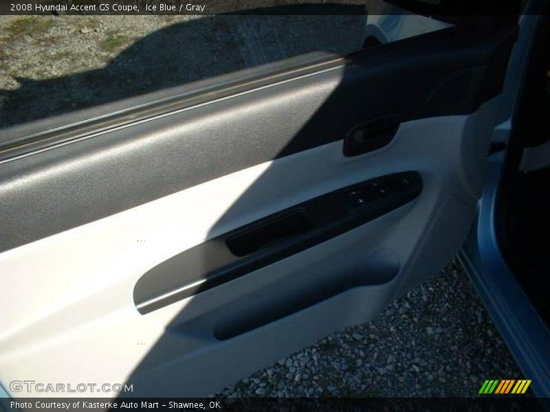 Ice Blue / Gray 2008 Hyundai Accent GS Coupe