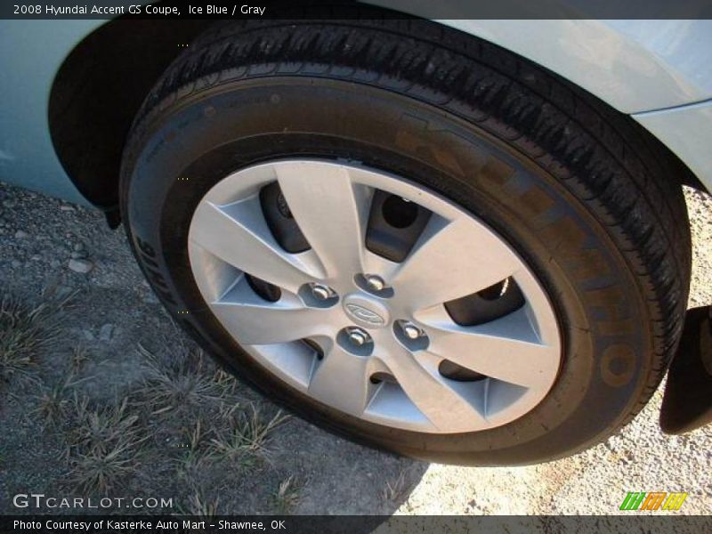 Ice Blue / Gray 2008 Hyundai Accent GS Coupe