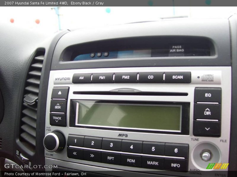 Ebony Black / Gray 2007 Hyundai Santa Fe Limited 4WD