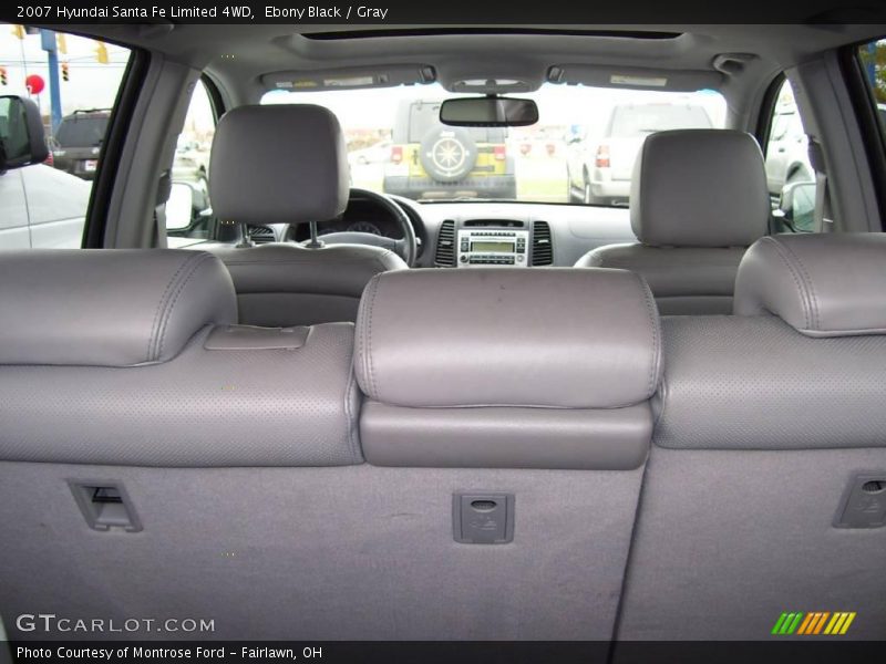 Ebony Black / Gray 2007 Hyundai Santa Fe Limited 4WD