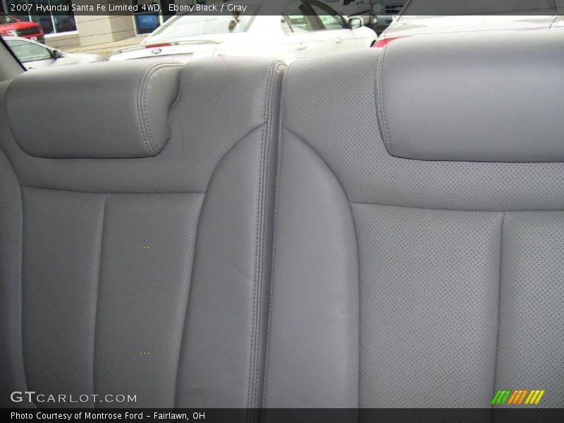 Ebony Black / Gray 2007 Hyundai Santa Fe Limited 4WD