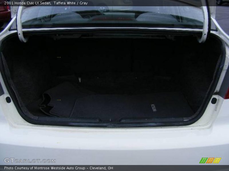 Taffeta White / Gray 2001 Honda Civic LX Sedan