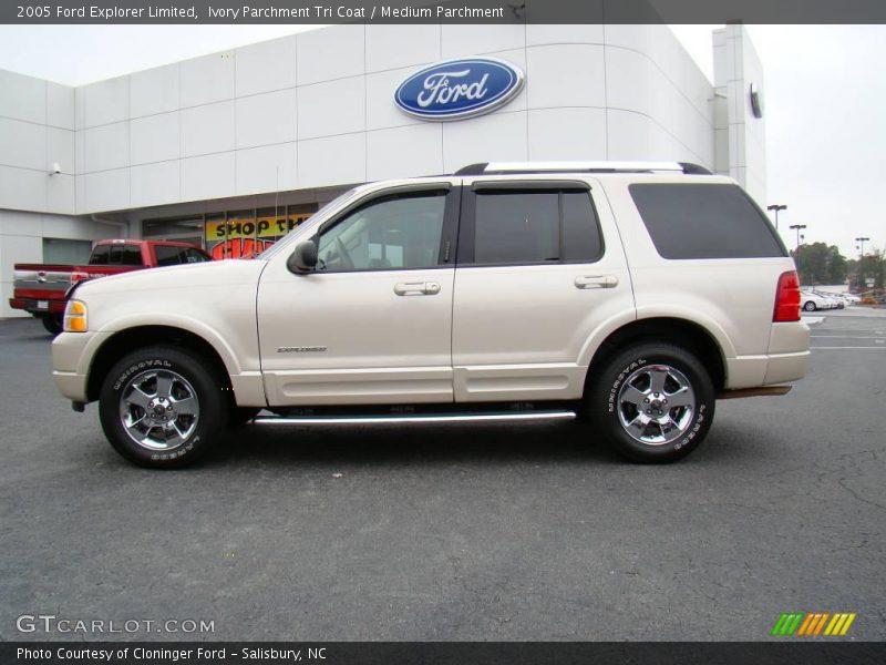 Ivory Parchment Tri Coat / Medium Parchment 2005 Ford Explorer Limited