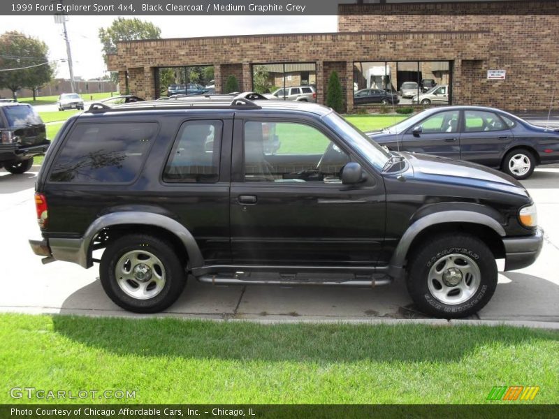 Black Clearcoat / Medium Graphite Grey 1999 Ford Explorer Sport 4x4