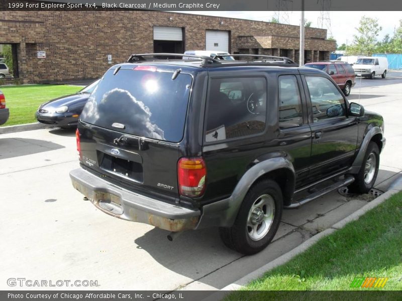 Black Clearcoat / Medium Graphite Grey 1999 Ford Explorer Sport 4x4