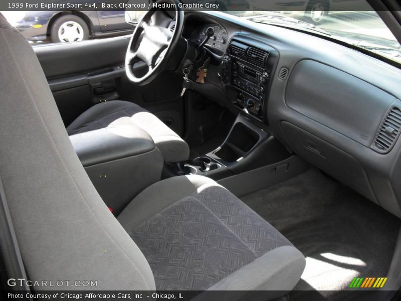 Black Clearcoat / Medium Graphite Grey 1999 Ford Explorer Sport 4x4