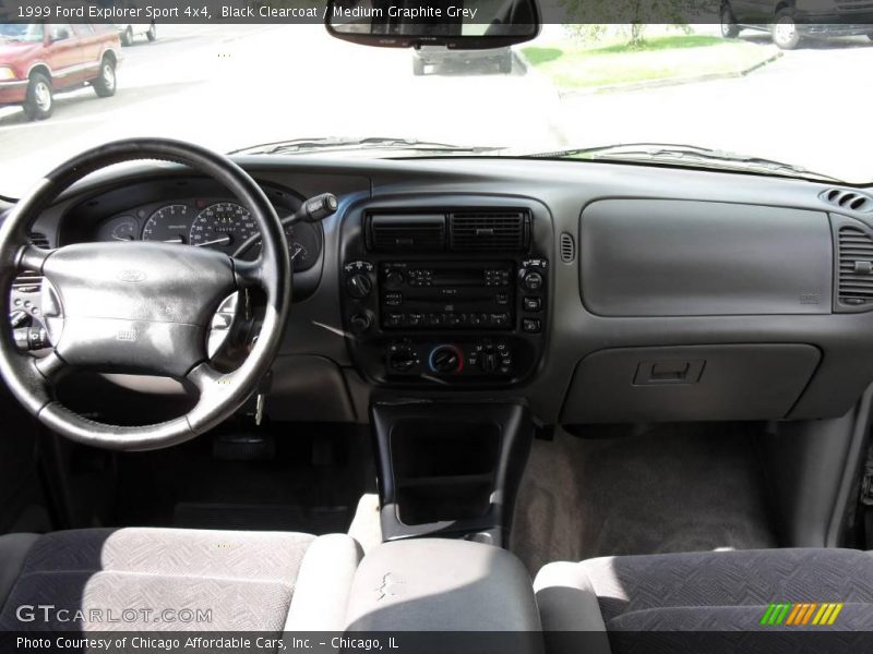 Black Clearcoat / Medium Graphite Grey 1999 Ford Explorer Sport 4x4
