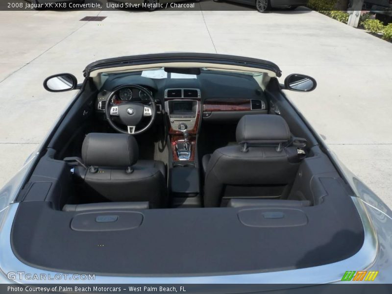 Liquid Silver Metallic / Charcoal 2008 Jaguar XK XK8 Convertible