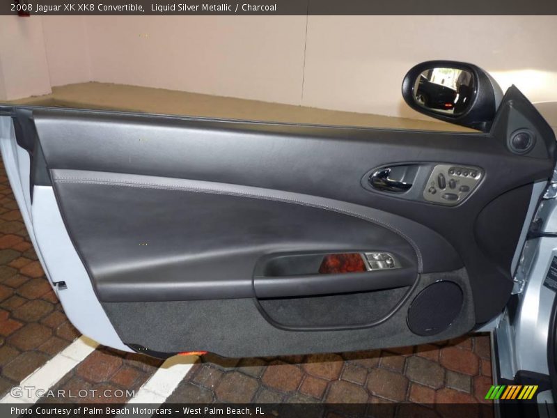 Liquid Silver Metallic / Charcoal 2008 Jaguar XK XK8 Convertible