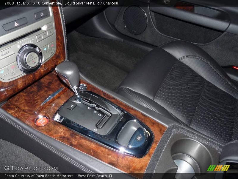 Liquid Silver Metallic / Charcoal 2008 Jaguar XK XK8 Convertible