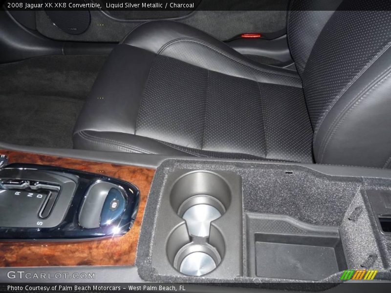 Liquid Silver Metallic / Charcoal 2008 Jaguar XK XK8 Convertible