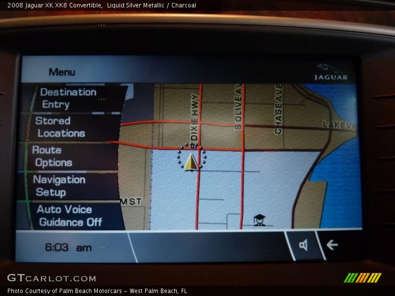 Liquid Silver Metallic / Charcoal 2008 Jaguar XK XK8 Convertible
