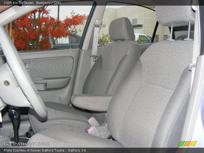 Blueberry / Gray 2005 Kia Rio Sedan