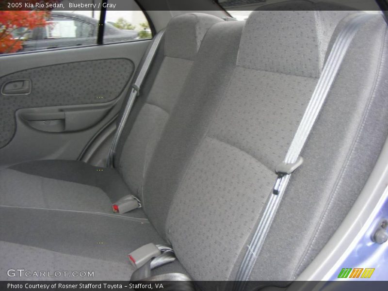 Blueberry / Gray 2005 Kia Rio Sedan