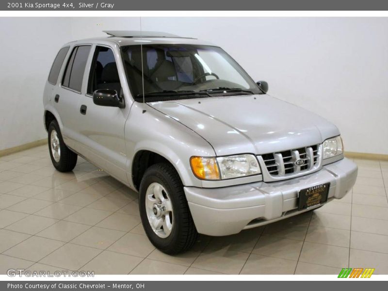 Silver / Gray 2001 Kia Sportage 4x4