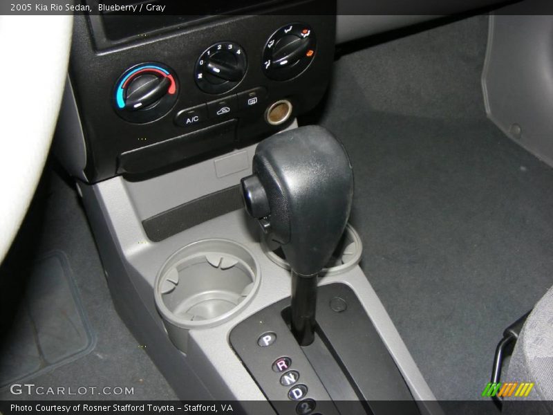 Blueberry / Gray 2005 Kia Rio Sedan