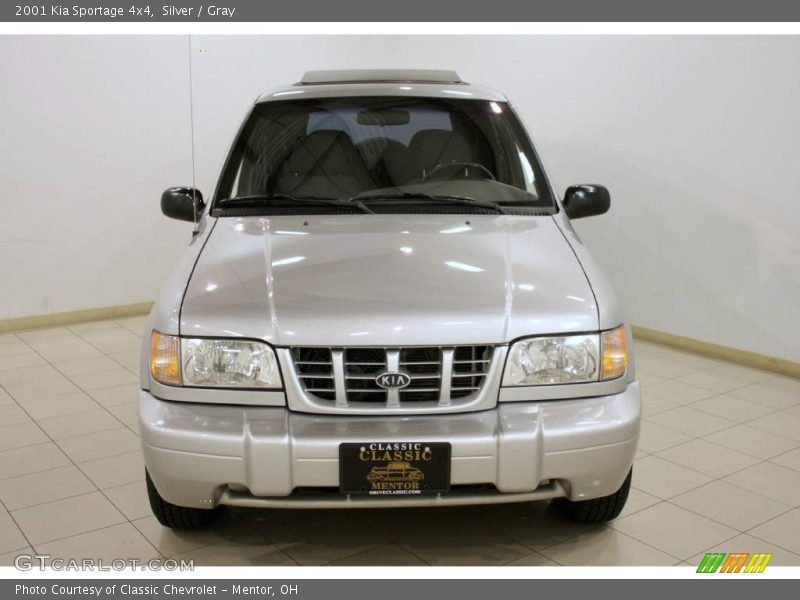 Silver / Gray 2001 Kia Sportage 4x4