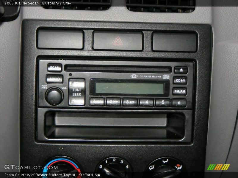 Blueberry / Gray 2005 Kia Rio Sedan