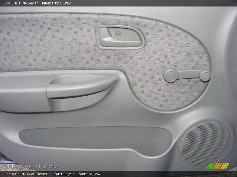 Blueberry / Gray 2005 Kia Rio Sedan