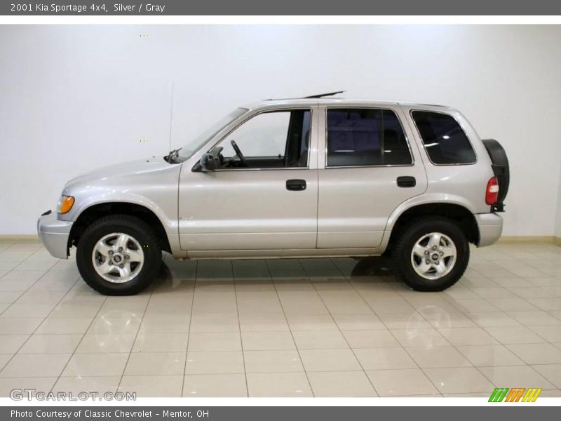 Silver / Gray 2001 Kia Sportage 4x4