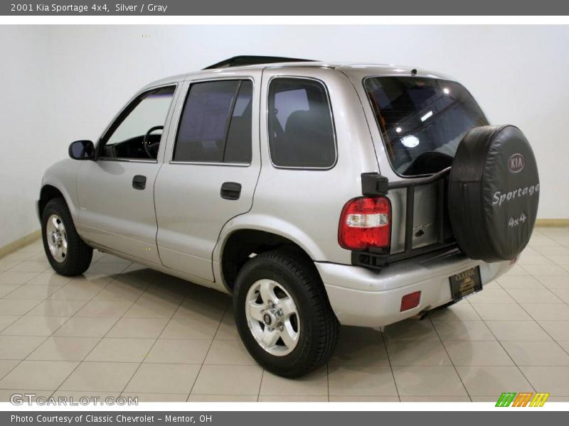 Silver / Gray 2001 Kia Sportage 4x4