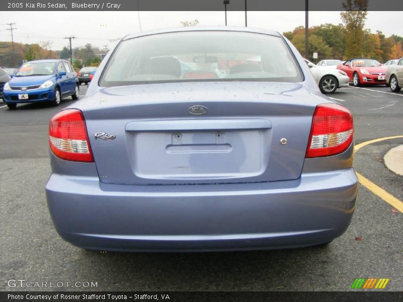 Blueberry / Gray 2005 Kia Rio Sedan