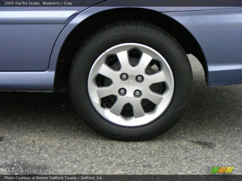 Blueberry / Gray 2005 Kia Rio Sedan