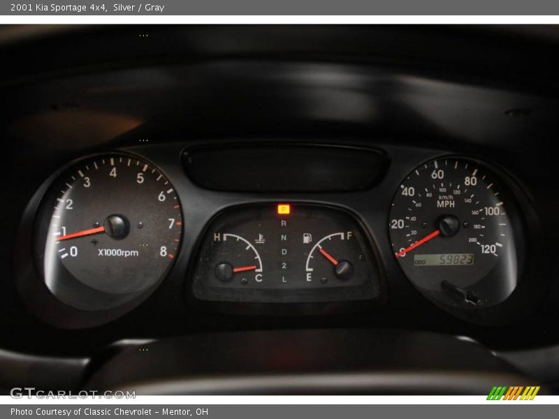 Silver / Gray 2001 Kia Sportage 4x4