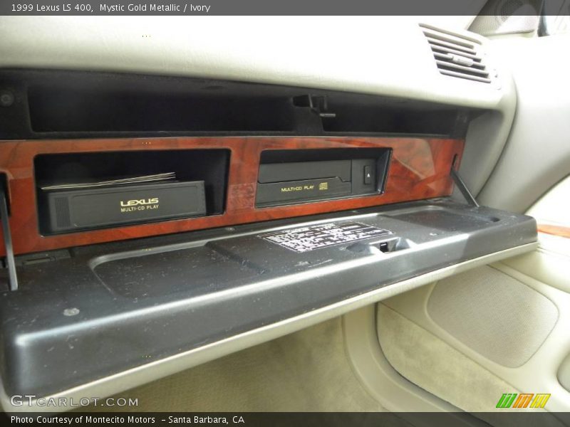 Mystic Gold Metallic / Ivory 1999 Lexus LS 400