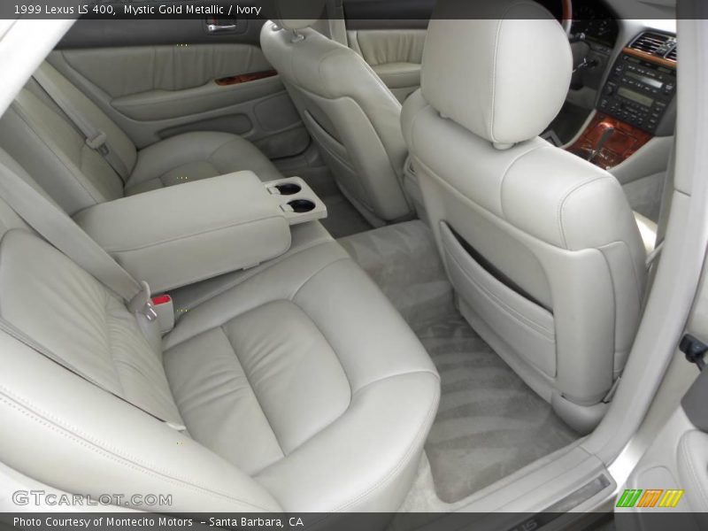 Mystic Gold Metallic / Ivory 1999 Lexus LS 400