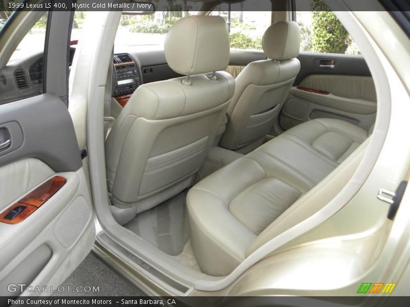 Mystic Gold Metallic / Ivory 1999 Lexus LS 400