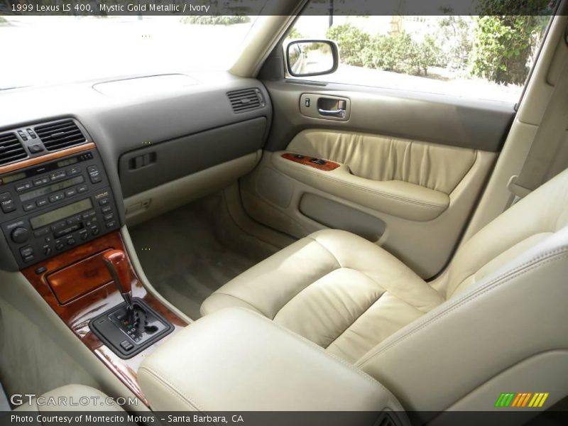 Mystic Gold Metallic / Ivory 1999 Lexus LS 400