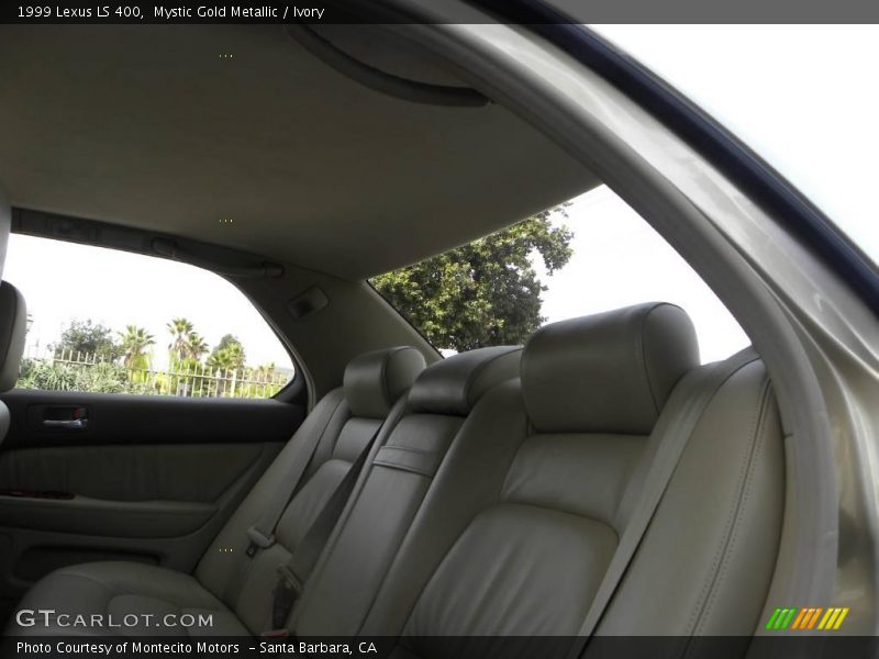 Mystic Gold Metallic / Ivory 1999 Lexus LS 400