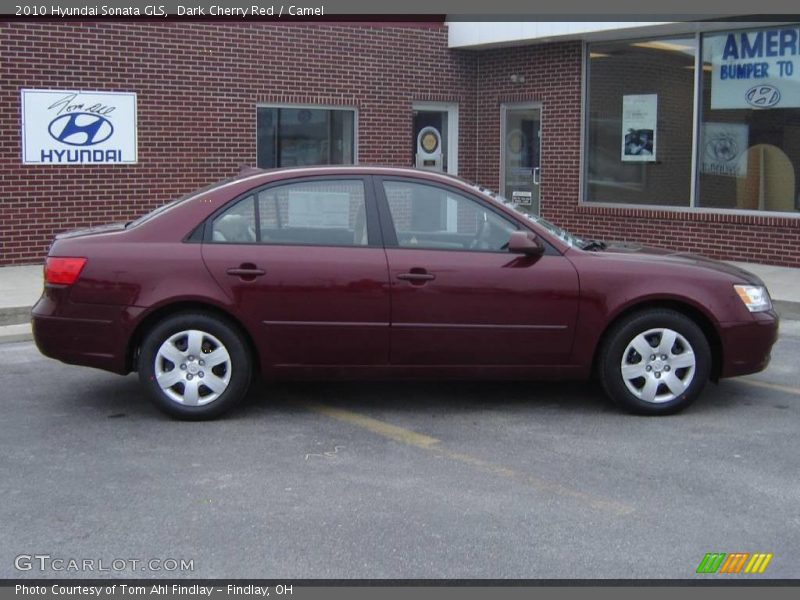 Dark Cherry Red / Camel 2010 Hyundai Sonata GLS