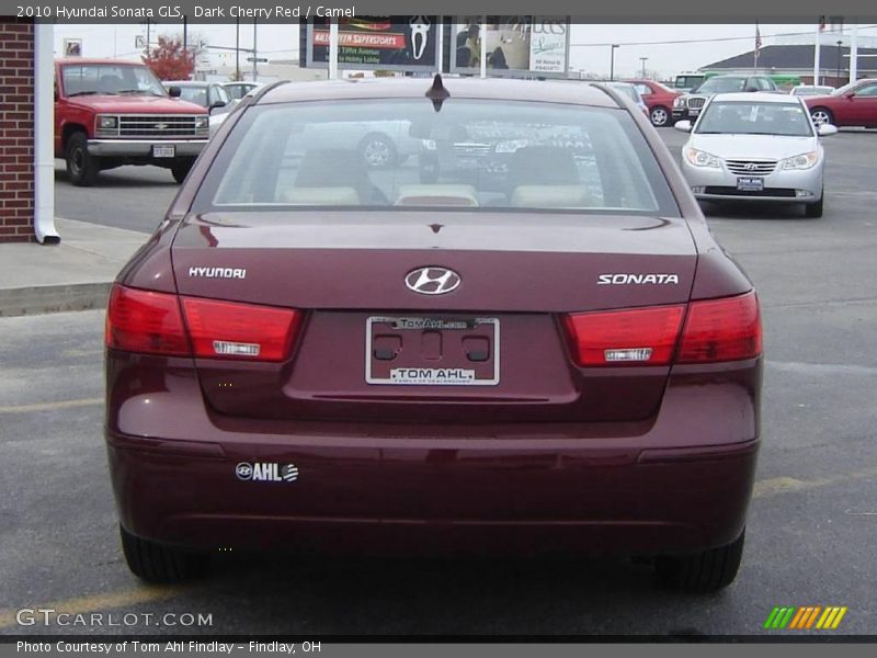 Dark Cherry Red / Camel 2010 Hyundai Sonata GLS