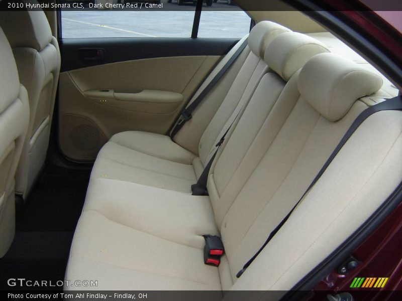 Dark Cherry Red / Camel 2010 Hyundai Sonata GLS