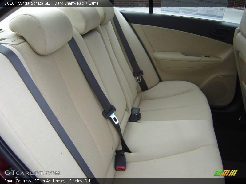 Dark Cherry Red / Camel 2010 Hyundai Sonata GLS