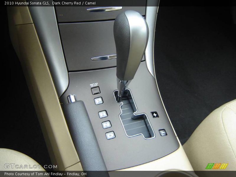 Dark Cherry Red / Camel 2010 Hyundai Sonata GLS