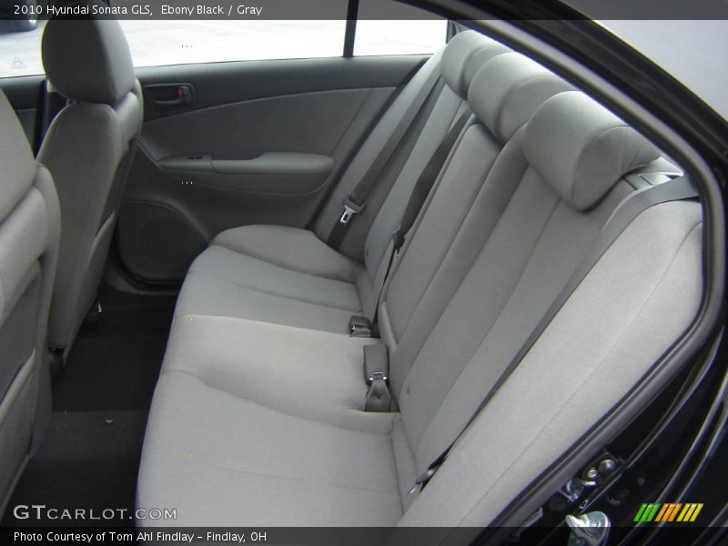 Ebony Black / Gray 2010 Hyundai Sonata GLS