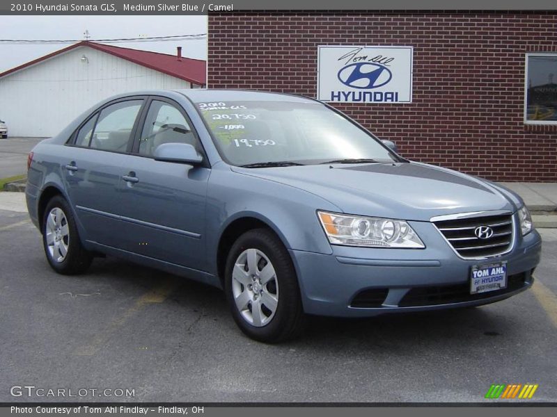 Medium Silver Blue / Camel 2010 Hyundai Sonata GLS