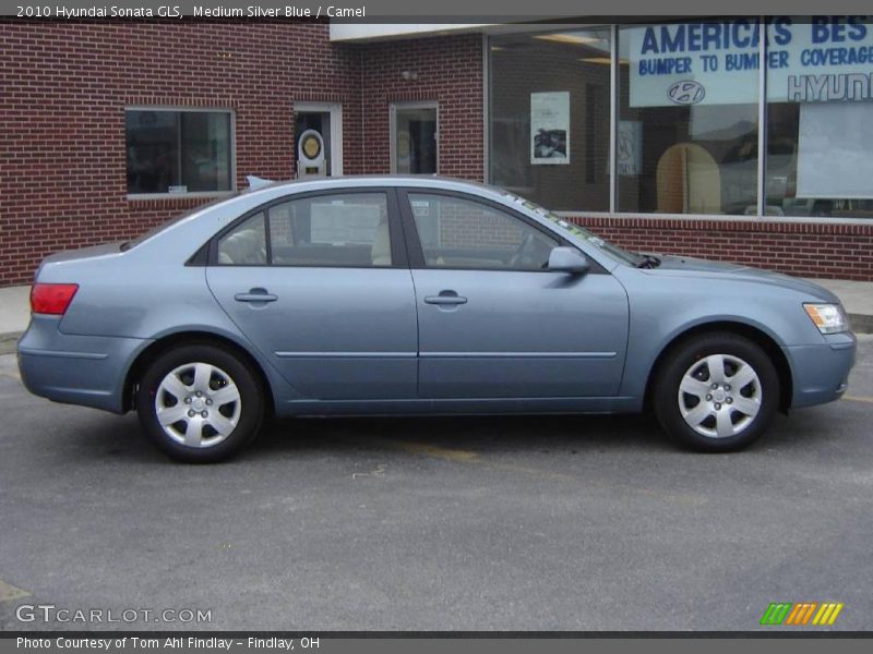 Medium Silver Blue / Camel 2010 Hyundai Sonata GLS